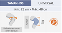 Joelheira Envolvente em Neoprene com Estabilização Flexível 