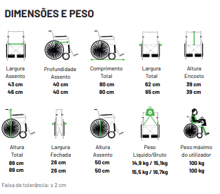 Cadeira de Rodas Biort