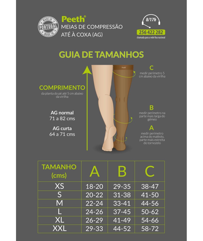 Meia de Compressão AG Standard - Aberta