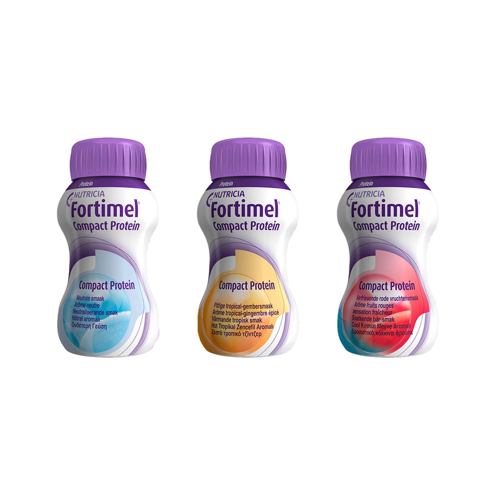Fortimel Compact Protein Sabores Sensoriais 4x125ml