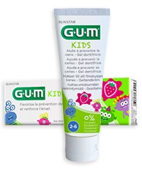 GUM Gel Dentífrico Kids Morango 50ml