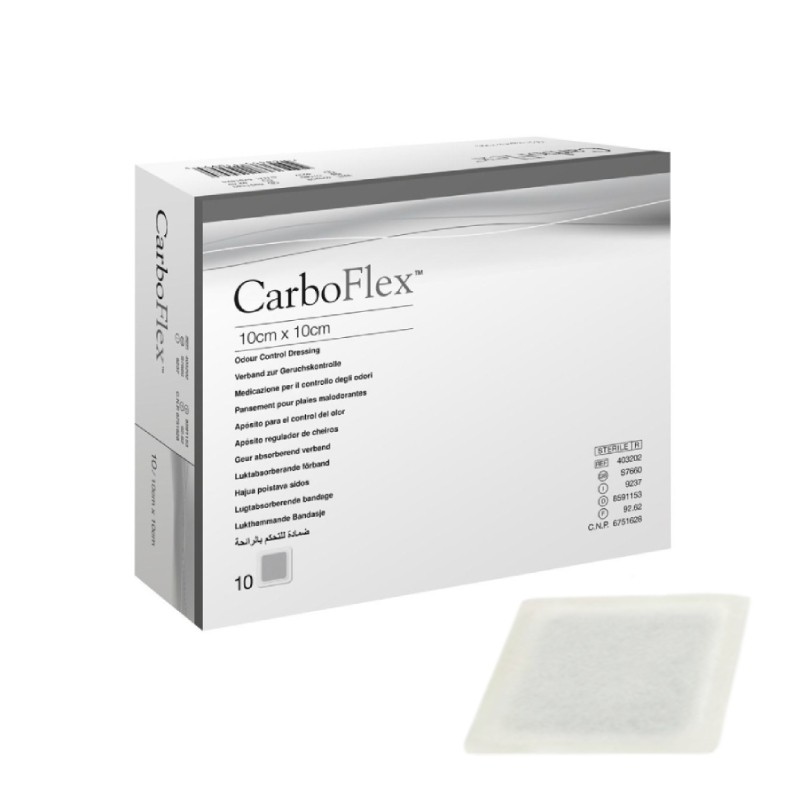 CARBOFLEX - Penso Carvão Ativado 10x10 (10un)