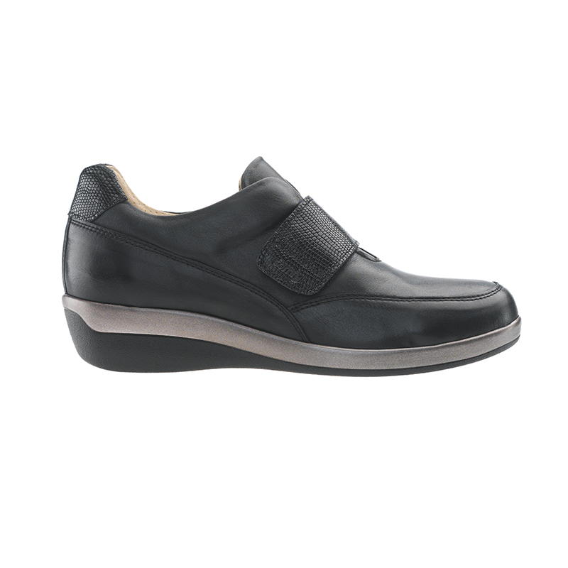 Sapato De Senhora Comfy Ajustável Com Velcro