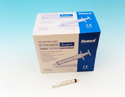 Seringa 3 peças 5ml (100un)