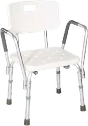 Cadeira de Banho com Apoios de Braços