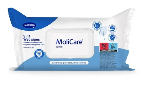 MoliCare Skin Toalhitas Húmidas 3 em 1