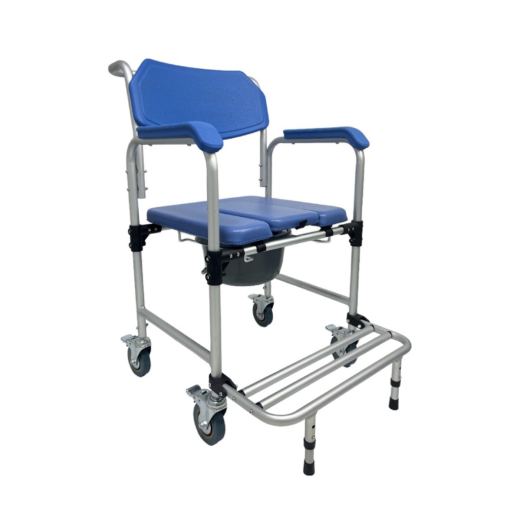 BIORT -Cadeira Sanitária e Banho apoio pés anti-queda 