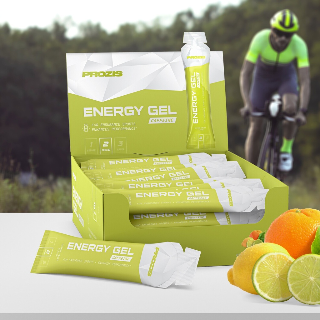 24 x Energy Gel + Cafeína 50 g 