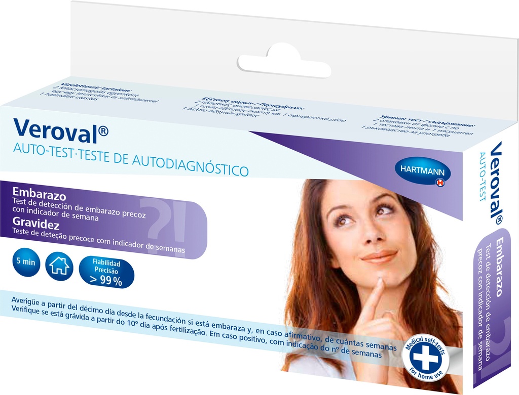 Veroval Teste Gravidez c/ Indicação Semanas