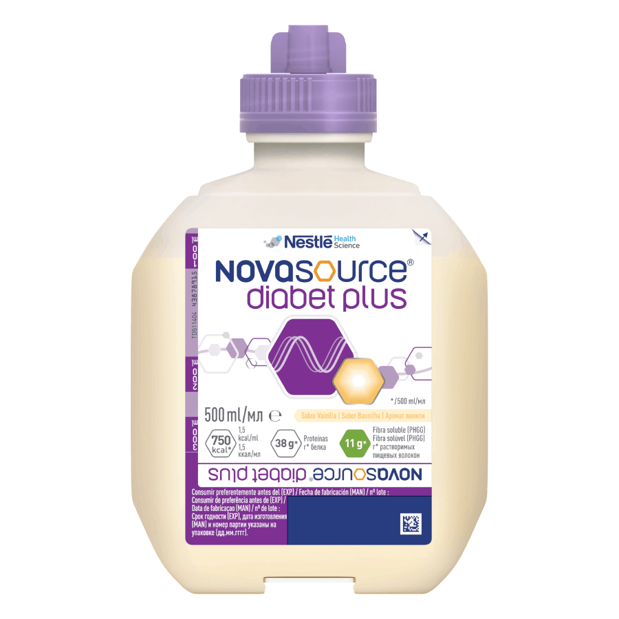 NOVASOURCE Diabet Plus 500ml Sabor Neutro
