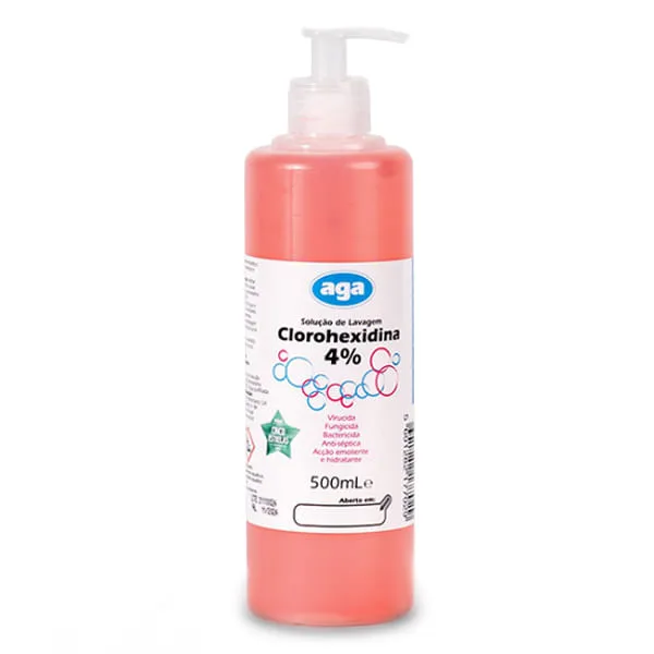 Solução Clorohexidina 4% GSL, Bomba Doseadora, 500ml (1un)
