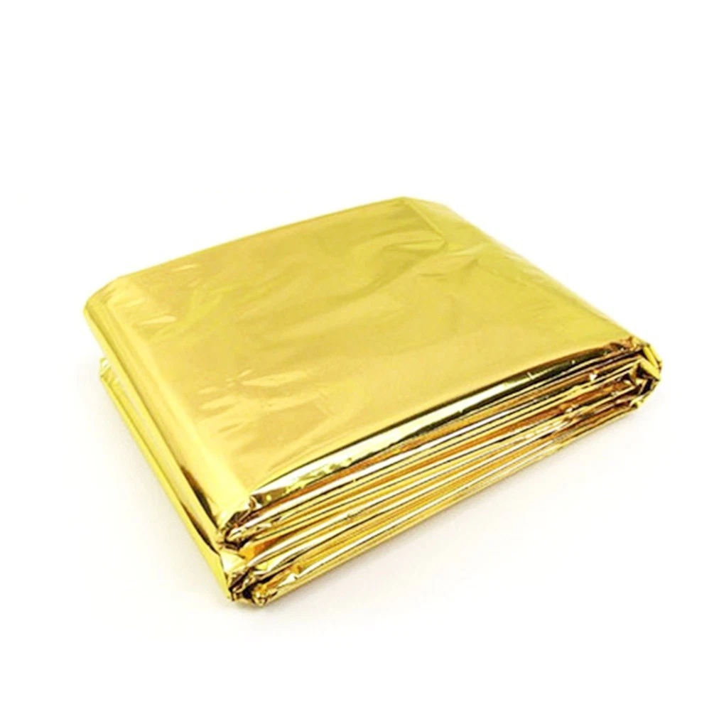 Lençol Térmico de Urgência 160x210cm ouro/prata (un)