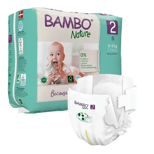 [1000021512] Bambo Nature Fraldas Tam.2 (3-6 kg) 30Un.