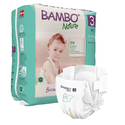 Bambo Nature Fraldas Tam. 3 (4-8 kg) 