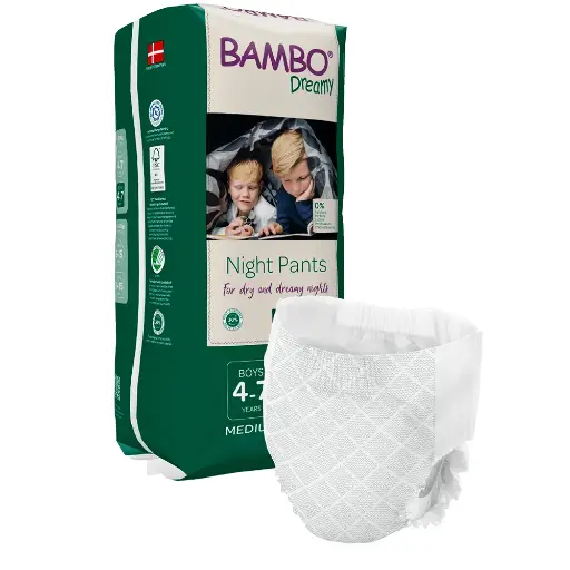 [1000018875] Fraldas Noturnas Bambo Dreamy, Meninos 4-7 anos (15-35 Kg) 10un.