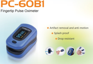 [PC-60B1] OxySmart- Oxímetro de Dedo Display LED
