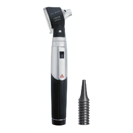 [D-001.70.220]  Otoscópio F.O. Mini 3000 Completo Preto