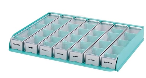 [03.9.004.03] Organizador Semanal Grande C/ Divisórias Em Plástico 415x335x56mm