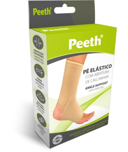 Pé Elástico Com Abertura Calcanhar