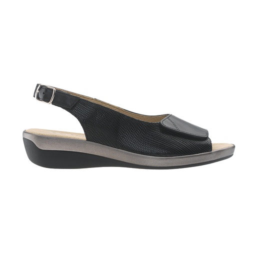Sandália De Senhora Comfy Ajustável Com Fivela E Velcro