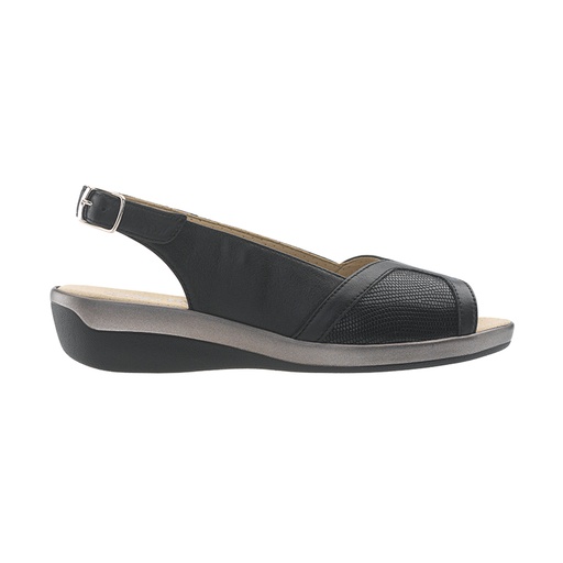 Sandália De Senhora Comfy Ajustável Com Fivela E Elástico
