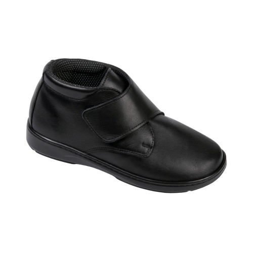 Botas Extensíveis Em Pele E Lycra - Salto Baixo