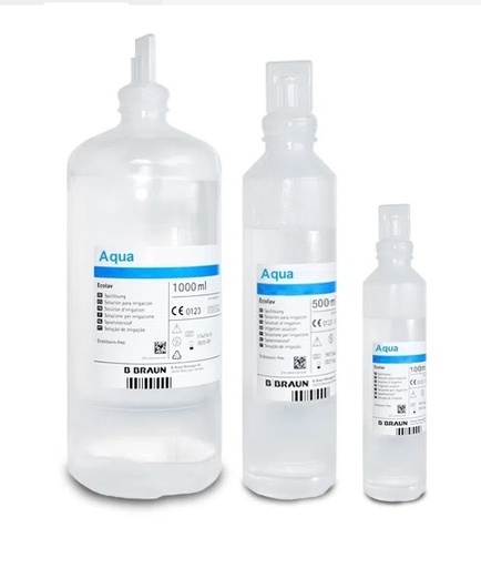 [L387874] Ecolav - Água Bidestilada Para Lavagem Cânula, 500ml
