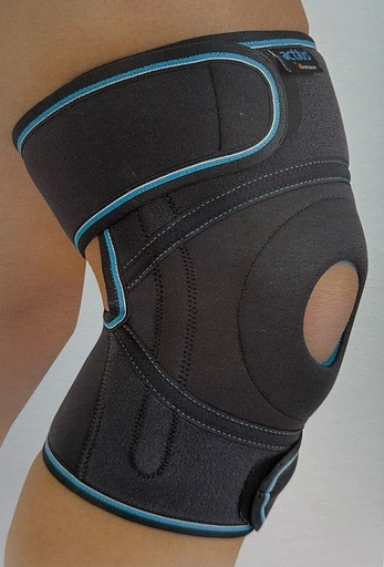 [acn802] Joelheira Rótula Aberta em Neoprene 