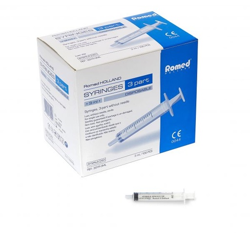 Seringa de 2 peças 2ml 