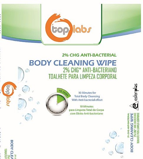 Toalhete Antibacteriano c/ 2% de Clorexidina (8und)