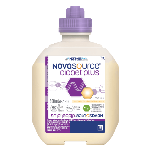 NOVASOURCE Diabet Plus 500ml Sabor Neutro