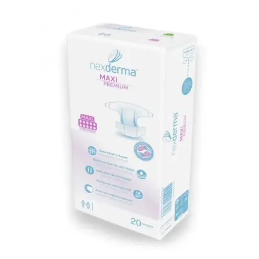 [F400] Fralda de Adulto Nexderma Maxi Premium (20und)