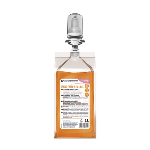 [AL3913] Sabonete Hidratante p/ Corpo, Cabelo e Mãos (SATINO FRESH GEL 3 EM 1) 1L
