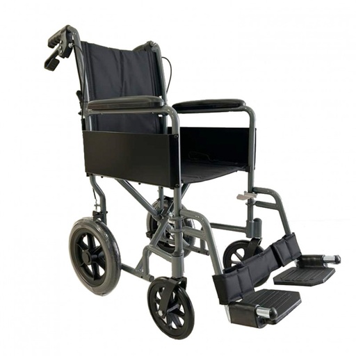 [B4510] Cadeira de Rodas Alumínio, Modelo Trânsito c/ Travão em Tambor