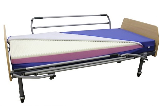 [GT160022] Colchão Hospitalar Anti-Escaras Viscoelástico Perfilado - Capa BioPruf 190x90x16cm
