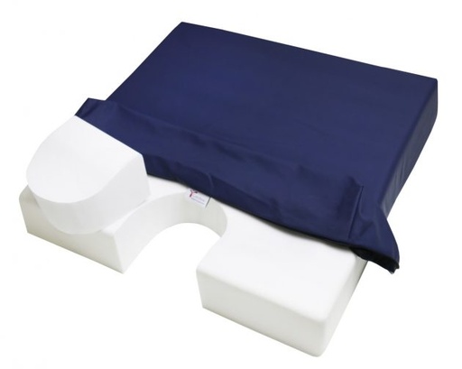 [GT110066] Almofada Anti Escara Sentar QuadTech Ergo Plus Visco Elástica - Impermeável