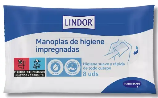 [6059709] MoliCare Skin Luvas Impregnadas 8un