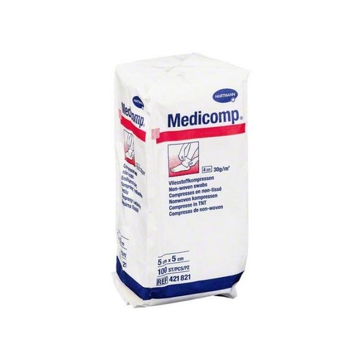 [6704361] Medicomp 5 cm x 5 cm Não Esterilizadas