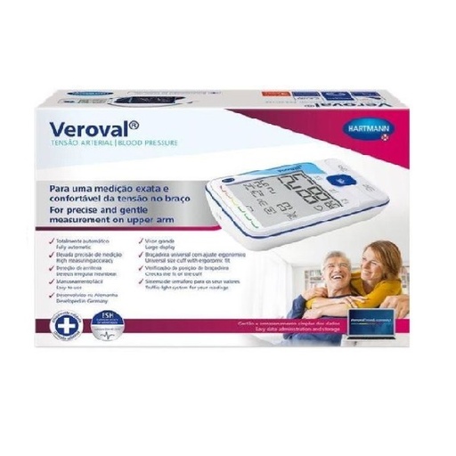 [6035113] VEROVAL Tensiómetro De Braço, C/Braçadeira (22-42cm) + Cabo USB