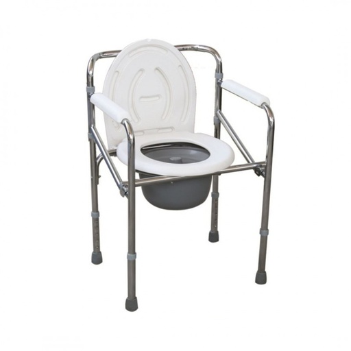 [B1002] Cadeira Sanitária Alumínio