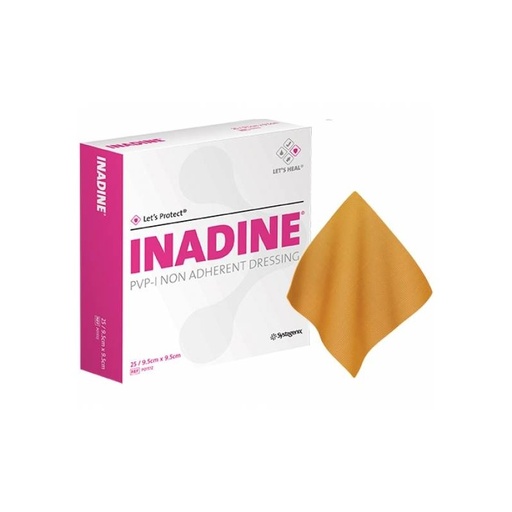 Inadine Compressas Impregnadas com Iodopovidona 9.5x9.5cm